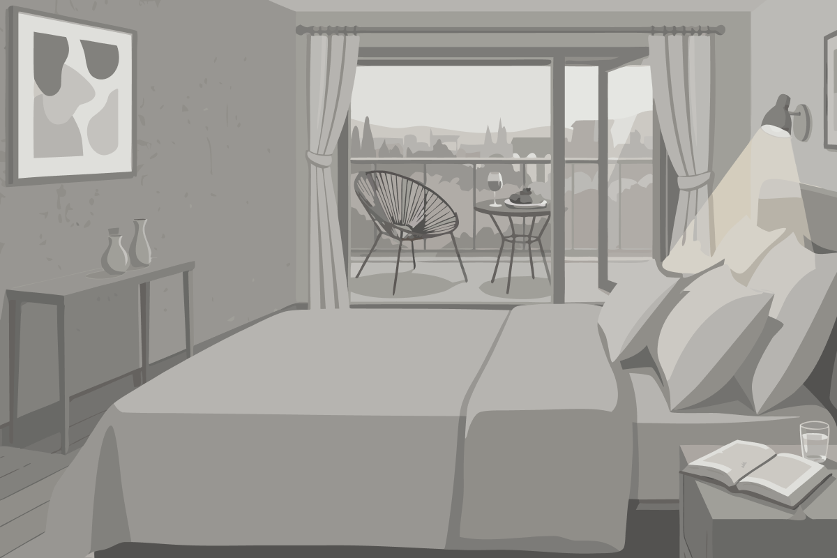 Standard Family Room with King Bed and Bunk Beds