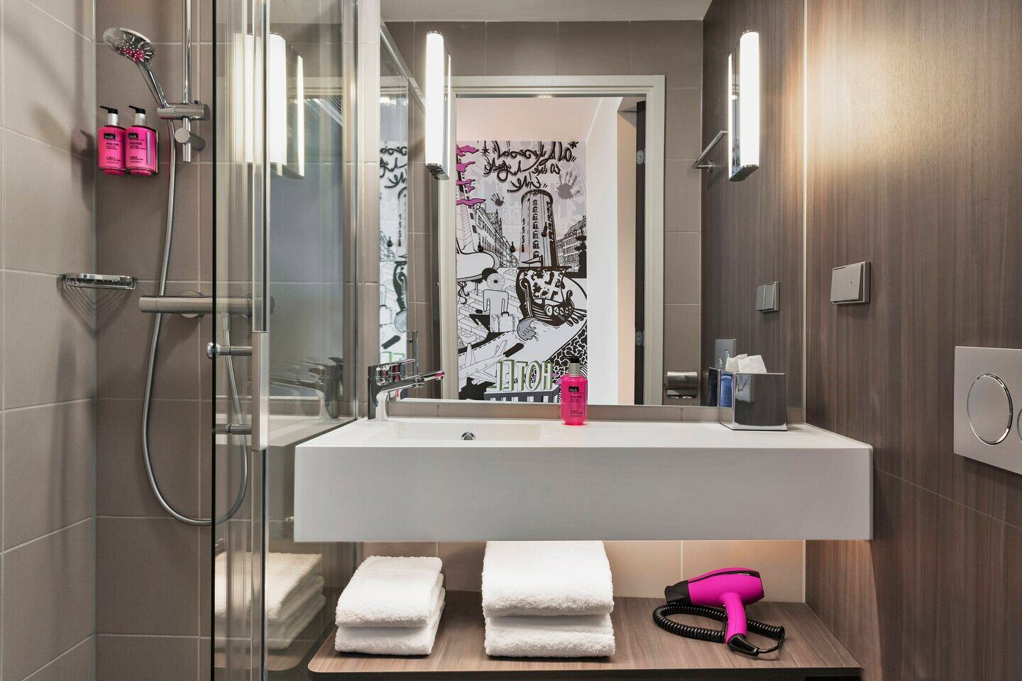 Moxy Twin Sleeper Room with City View